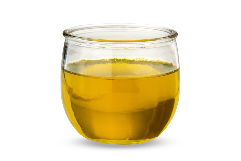 Olive oil in cup