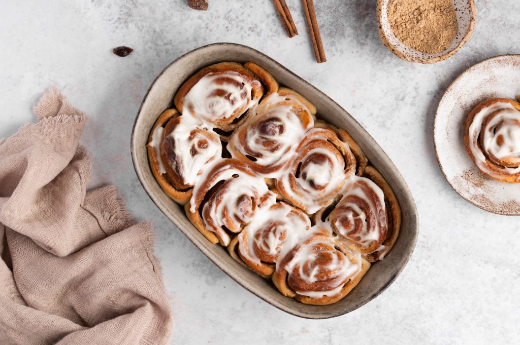 Fresh cinnamon rolls