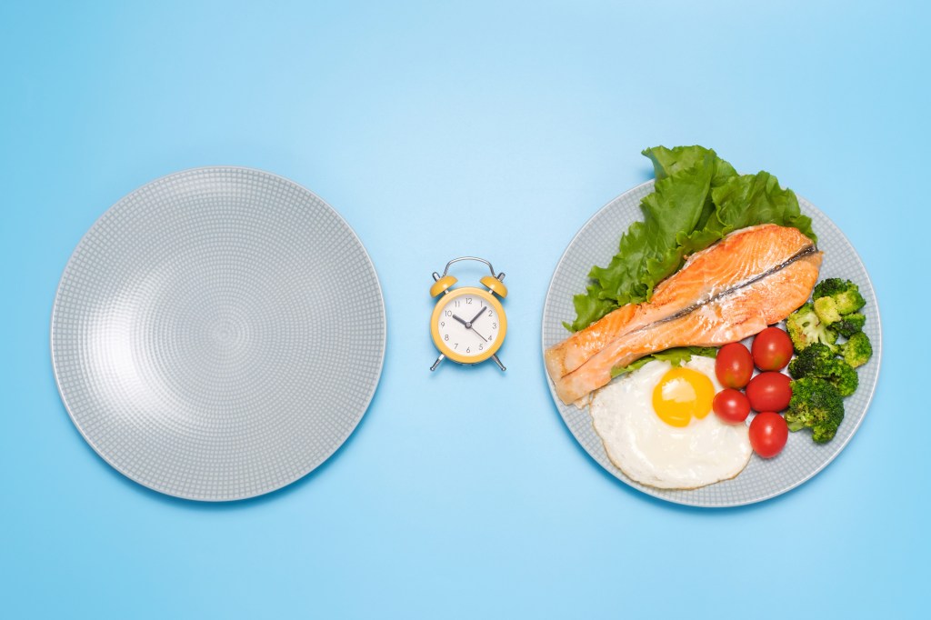 Intermittent fasting concept