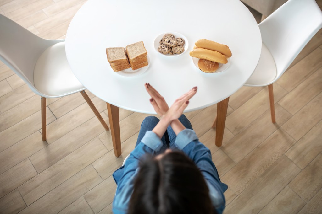 Different types of bread on table&nbsp;