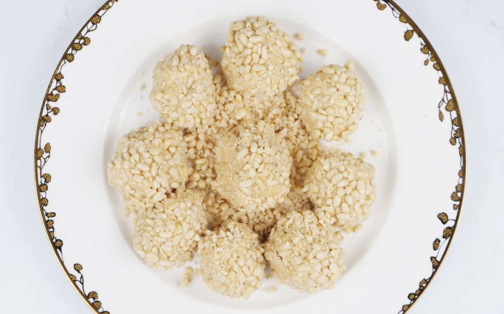 Keto Almond Butter Pine Nut Fat Bombs