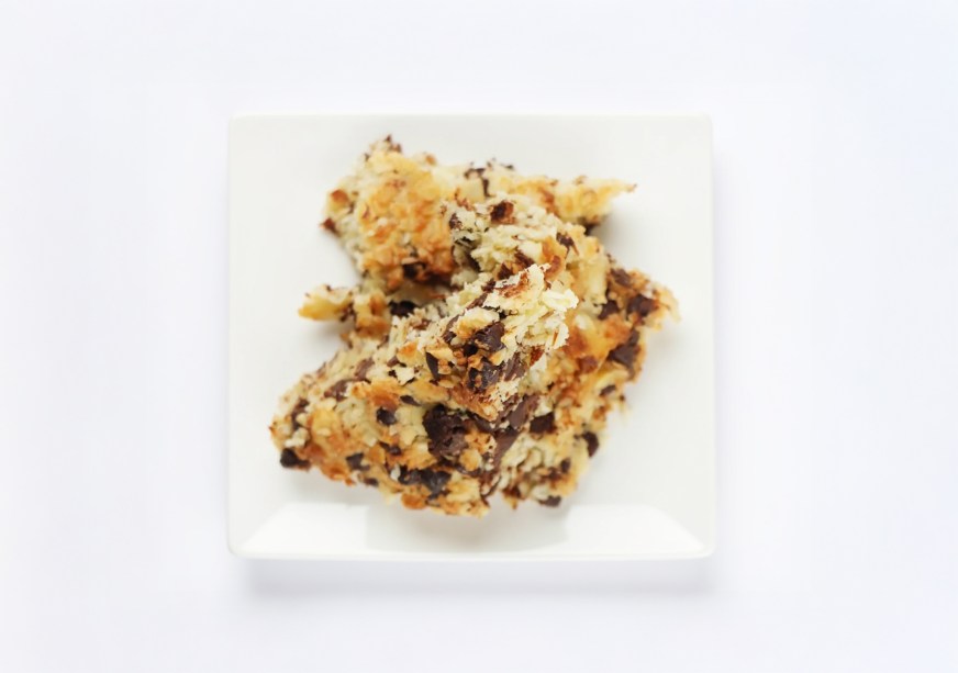 Keto chocolate coconut bars