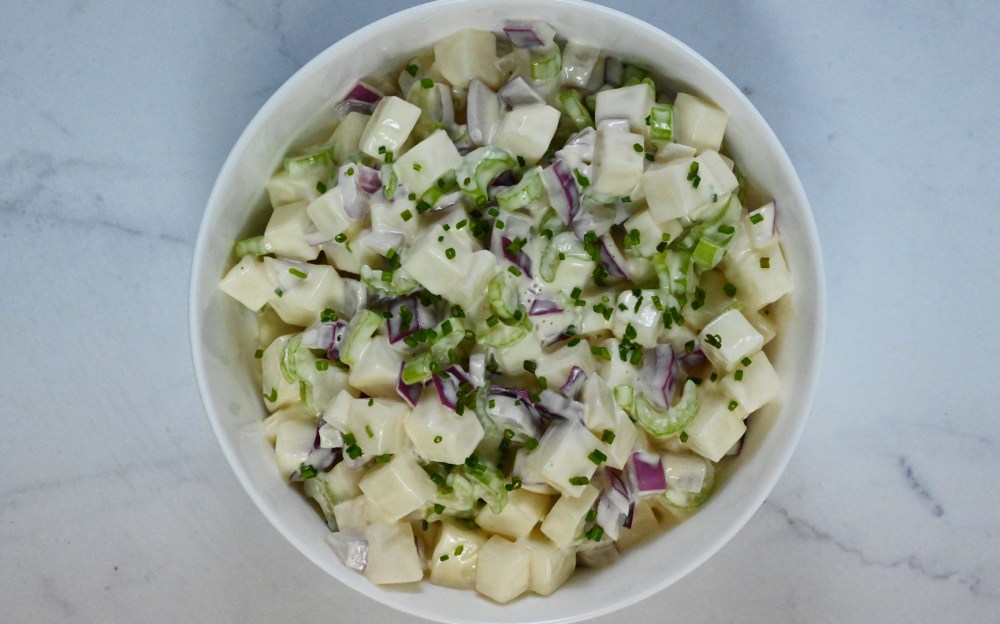 Keto Chunky Turnip Salad