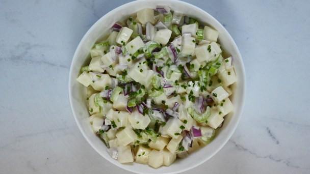 Keto Chunky Turnip Salad