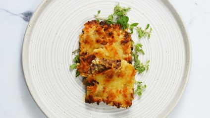 Keto Creamy Basil Sausage Casserole