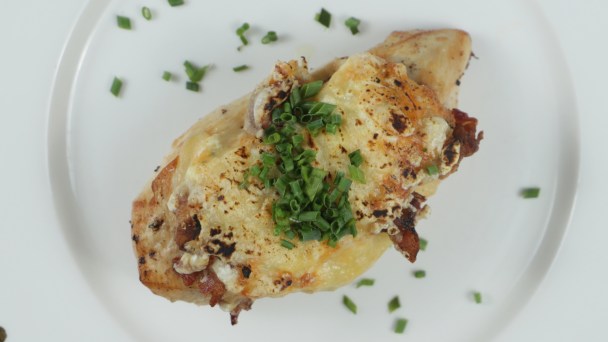 Keto Baked Chicken With Cheese and Bacon