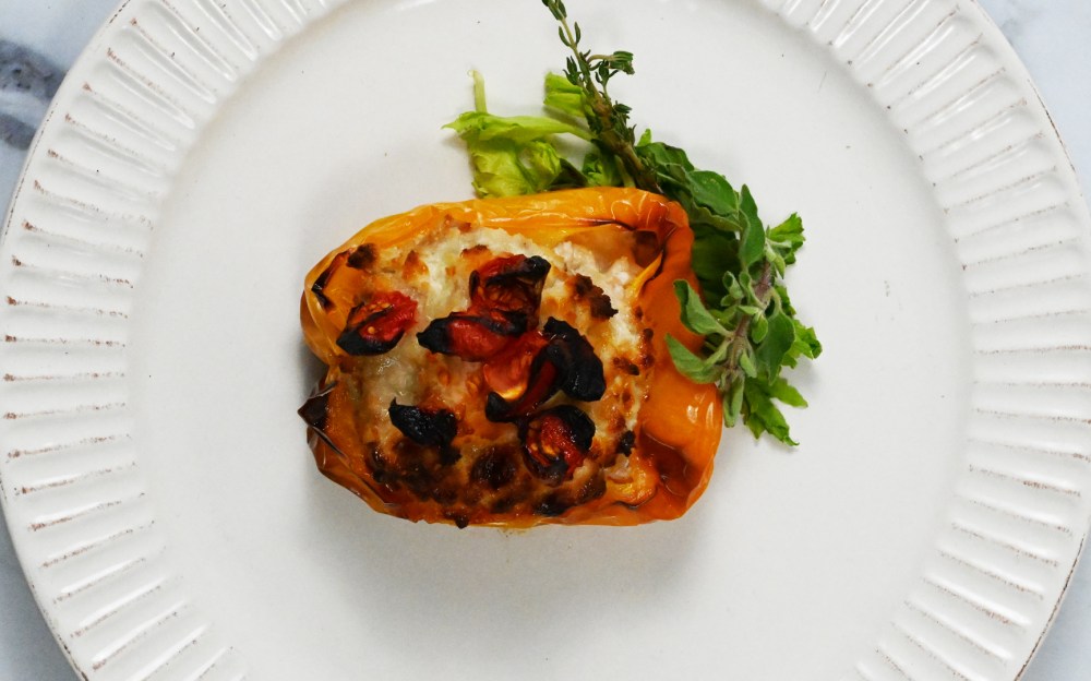 Italian Keto Stuffed Bell Peppers - Easy Low-Carb Recipe