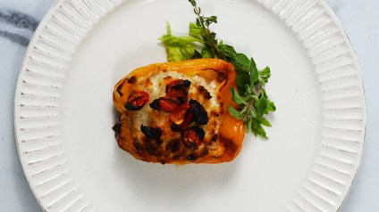 Italian Keto Stuffed Bell Peppers - Easy Low-Carb Recipe