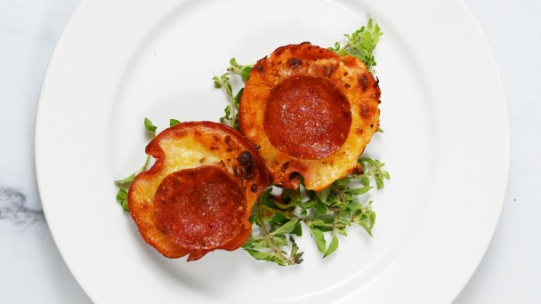 Keto Meat Lovers' Pizza Cups