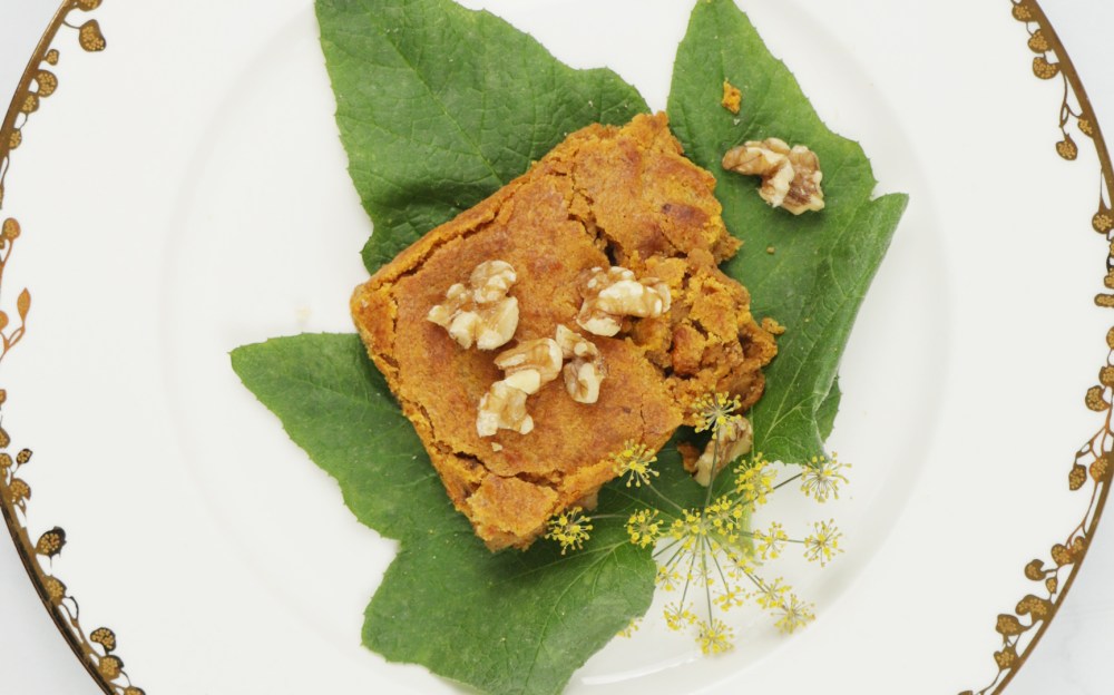 Keto Pumpkin Blondies