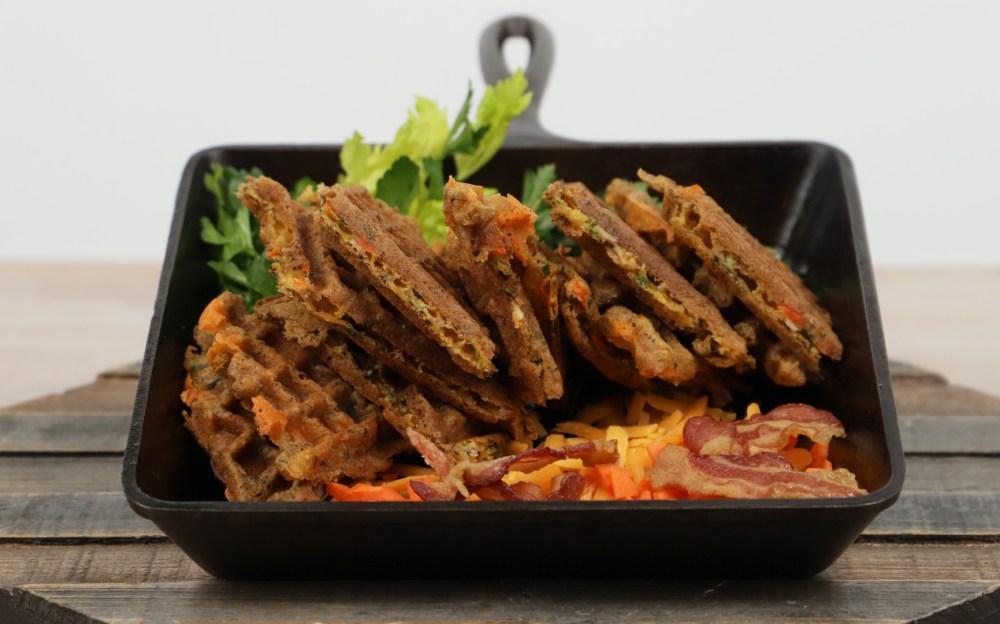 Keto Savory Cheddar Waffles