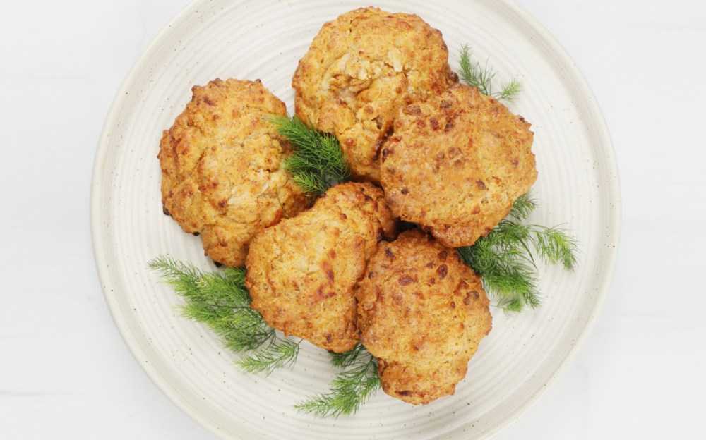 Keto Smoky Drop Biscuits