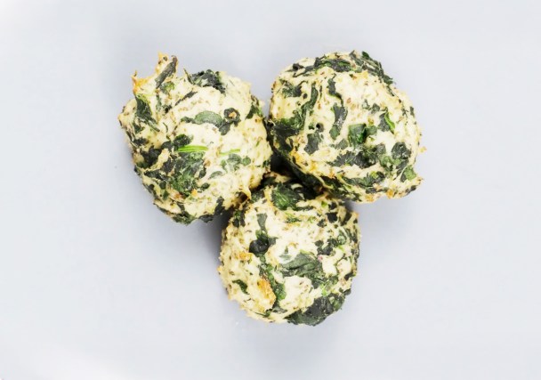 Keto Turkey Meatballs with Spinach
