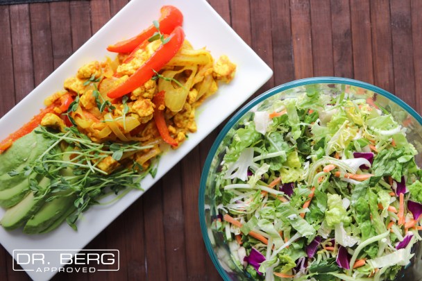 Turmeric Tofu Ketogenic Breakfast