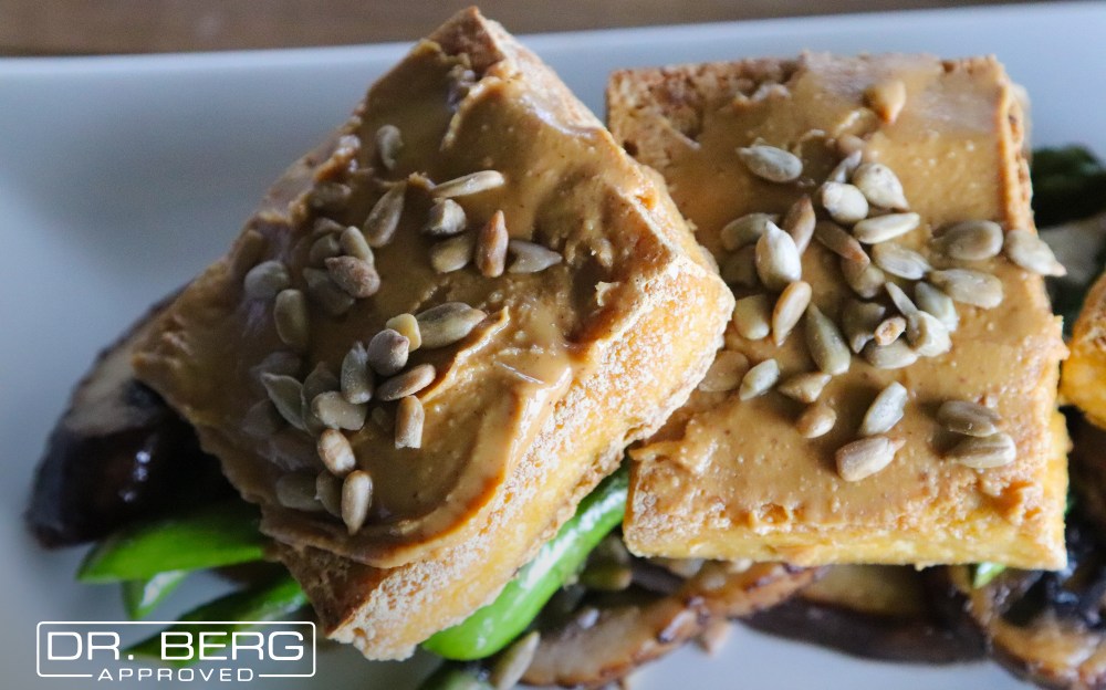 Vegan Tofu Peanut Butter &ldquo;Sandwiches&rdquo;