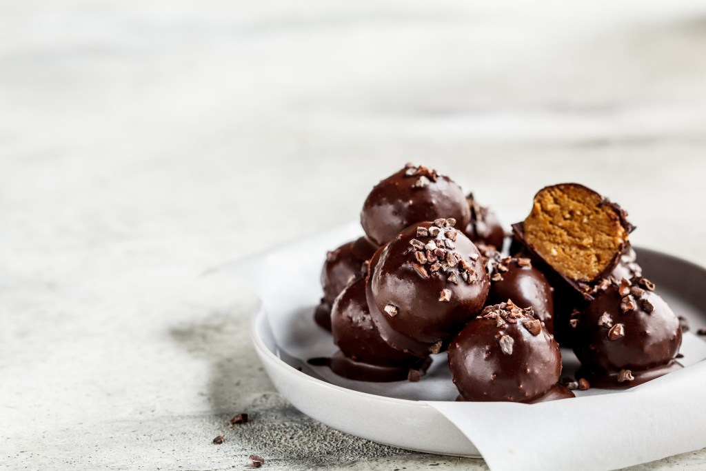 Chocolate peanut butter balls