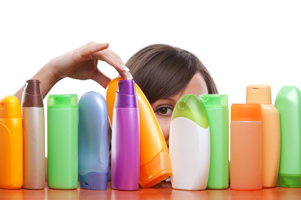 Different shampoo bottles&nbsp;