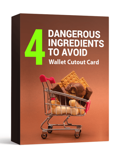 4 Dangerous Ingredients to Avoid - Wallet Cutout Card
