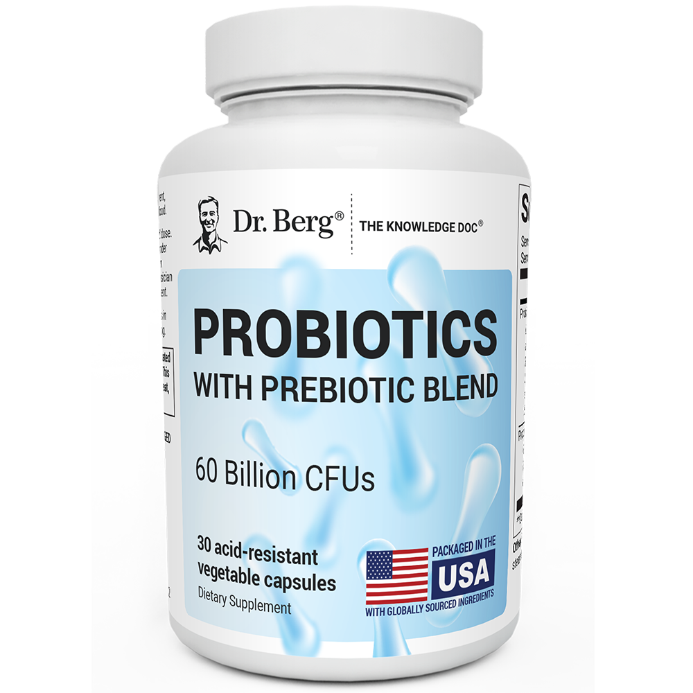 Probiotics with Prebiotic Blend - 30 Vegetable Capsules